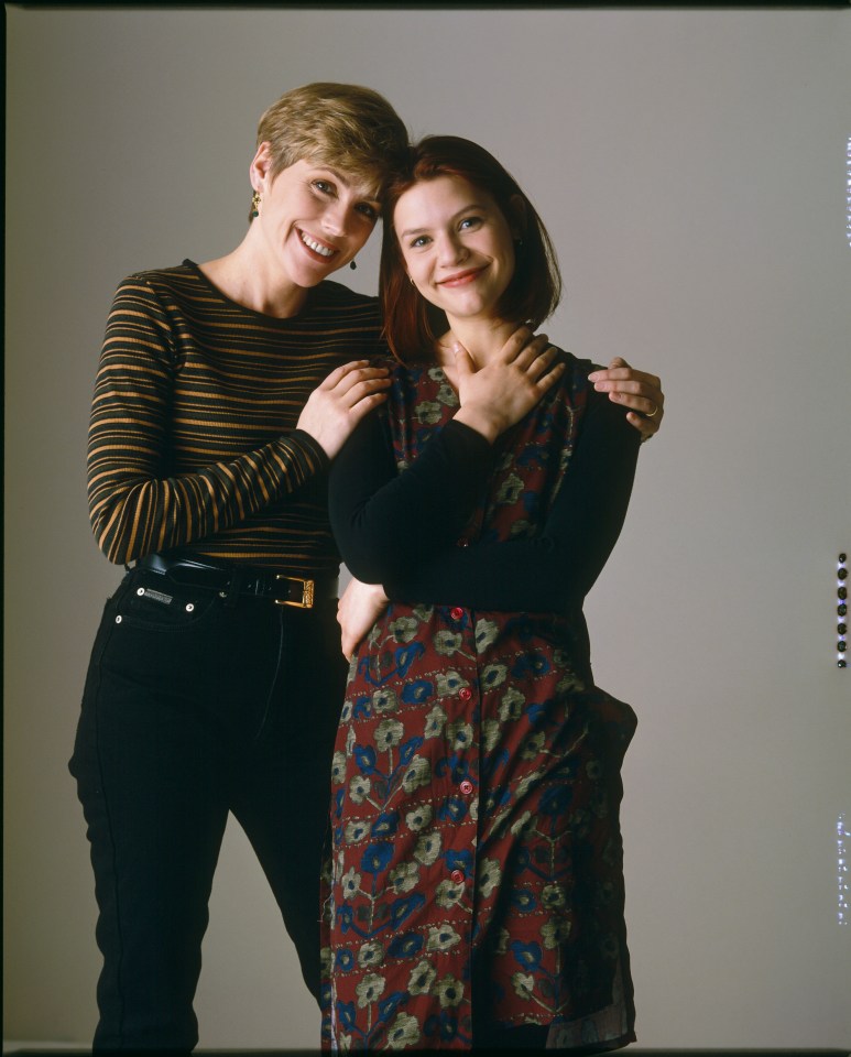 UNITED STATES - AUGUST 25: MY SO-CALLED LIFE - gallery - 8/25/94, Claire Danes played Angela Chase, a 15-year-old who wanted to break out of the mold as a strait-laced teen-ager and straight-A student. Bess Armstrong plays her mother, Patty., (Photo by Mark Seliger/Disney General Entertainment Content via Getty Images)